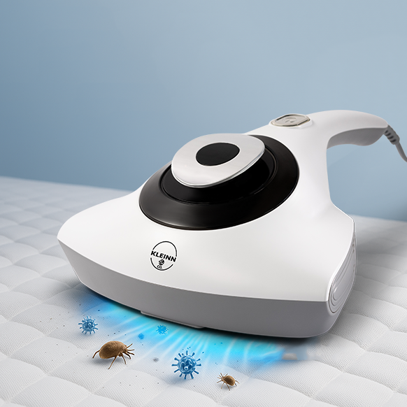 MiteMaster® MX6 blaast warme lucht over matras voor extra hygiënische reiniging